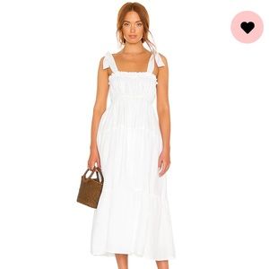 REVOLVE LINEN MIDI DRESS ✨ SUSTAINABLE FASHION 🌳 NWOT